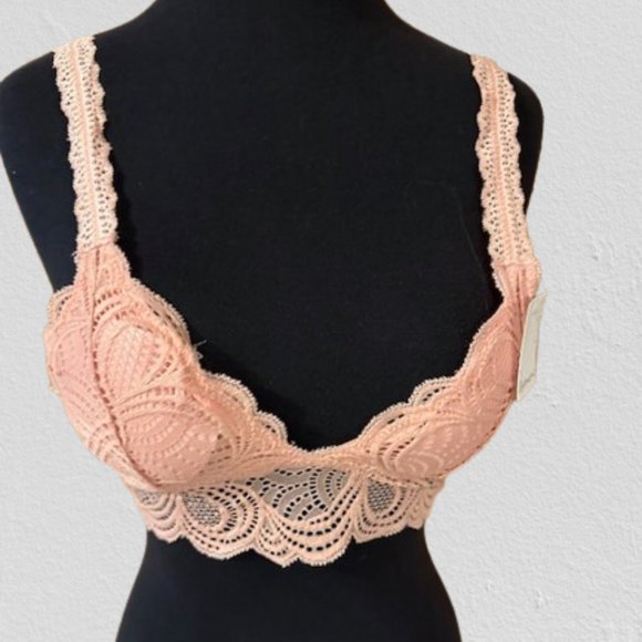 Anoname Other - Coral All Lace Bralette